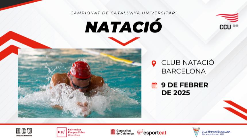 El Campionat de Catalunya Universitari de Natació arriba a Barcelona